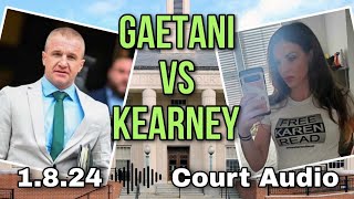 Gaetani vs Kearney  Dedham District Court Audio 182024 [upl. by Ahsinam268]