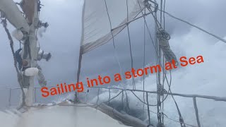 Smashed in 60 knots amp 6m seas sailing to Australia  Part 2 [upl. by Doolittle]