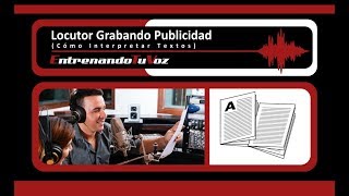 LOCUTOR GRABANDO Publicidad  CURSO GRATIS LOCUCIÓN [upl. by Peadar674]