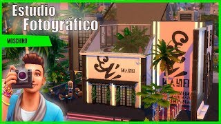 SIMS 4 MOSCHINO 👠 ESTUDIO FOTOGRAFICO 📷 Speed Build [upl. by Wahkuna]