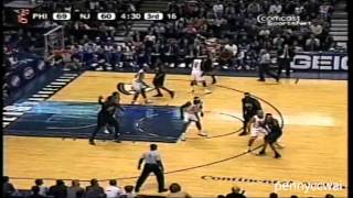 Allen Iverson shows Jason Kidd amp Jacque Vaughn how to use the CROSSOVER effectively [upl. by Hgiellek928]