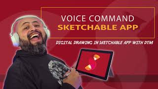 Using the Voice Commands in Sketchable App [upl. by Eetnom369]