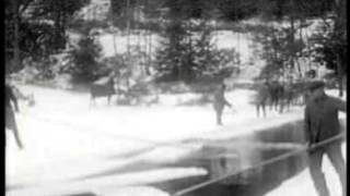 Ice Harvesting Pocono Manor 1919 [upl. by Oijres260]