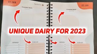 Best Diary 2023👌 New Year Diary 2023  2023 Diary Planner 🔥 Jagruk Journal 2023 Review [upl. by Lannie]