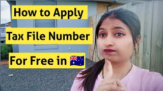 Apply TFN for FREE in Australia I How to apply for TFN in Australia I Tax File Number kya hota hai [upl. by Plank]