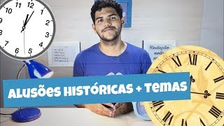 7 Alusões históricas  7 Temas de redação  Dica Flash🚀 [upl. by Kerekes]