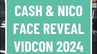 Cash amp Nico Face Reveal Vidcon 2024 [upl. by Ahsirek]