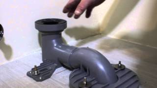 How to install a skirted toilet with a sealed trapway [upl. by Cyler]