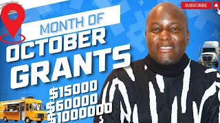 Grants for Month of October 2024 5000 10000 25000 50000 GRANTS amp Startup Grants Apply Now [upl. by Wira]