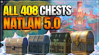 ALL Chest Locations in Natlan 50  407 In Achievement  In Depth Follow Along 【Genshin Impact】 [upl. by Ecirrehs]