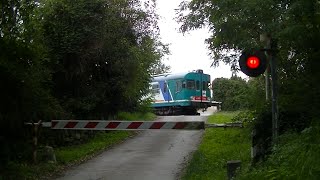 Spoorwegovergang Rapolano Terme I  Railroad crossing  Passaggio a livello [upl. by Race434]