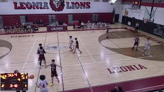 Leonia High School vs Manchester Regional High School Boys Varsity Basketball [upl. by Eniamart]