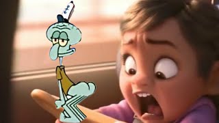 Mmm Squidward is inappropriate for this kid [upl. by Ahsakat]