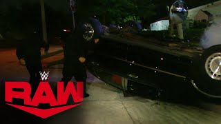 RETRIBUTION attack WWE Performance Center again Raw Aug 10 2020 [upl. by Corella]