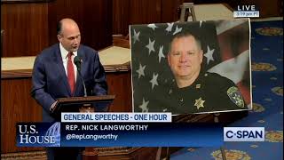 Congressman Langworthy Honors the Life of Chautauqua County Undersheriff Richard Telford [upl. by Anaitsirhc]