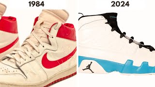 Evolution Of Air Jordan Shoes 19842024 [upl. by Conny86]