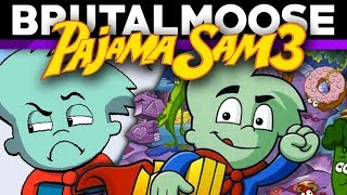 Pajama Sam 3  PC Game Review  brutalmoose [upl. by Ahsiat]