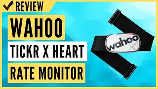 Wahoo TICKR X Heart Rate Monitor with Memory BluetoothANT Review [upl. by Toiboid477]