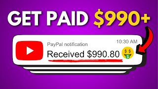 Get Paid 990 Watching YouTube Videos  Make Money Online [upl. by Kuth69]