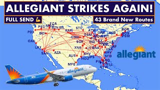 Allegiant Airs MINDBLOWING 2021 Expansion 43 New Flights [upl. by Ikin721]