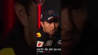 CHECO PÉREZ HABLA TRAS EL GP DE QATAR checoperez redbullracing formula1 [upl. by Ahsiuqet125]