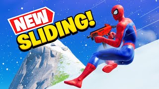 Fortnite added SLIDING Chapter 3 [upl. by Eeryt]