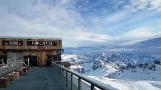 Glacier de la Grande Motte  Tignes Ski area France [upl. by Assert96]