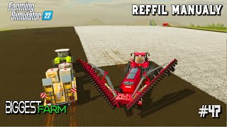 Filling Planter And Seeder manualy And Making Straw Bales 47  Farming Simulator 22 [upl. by Anonyw]