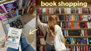 Book shopping vlog 💌 Book store amp huge 16 book haul [upl. by Sibyls387]