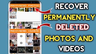 How to Recover Deleted Videos Photos on Android using ONE Tool 2021 Method [upl. by Anat]