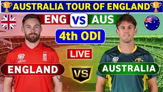 Australia vs England 4th ODI  AUS vs ENG 4th ODI Match Live Score amp Commentary Australia ODI Live [upl. by Cami87]