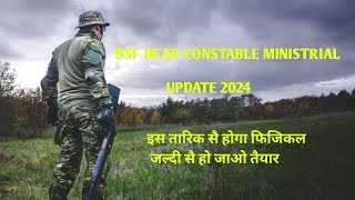 BSF Head constable MINISTRIAL 2024  pst update  bsfheadconstablemin army QUICKREVISION887 [upl. by Airres204]