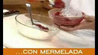 PostresManzanas y fresones con crema de yogur [upl. by Emerson9]