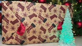 → slow video 🎄🎁 another way to wrap a jumper 🌟 christmas giftwrapping [upl. by Etsirk827]