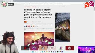 No Mans Sky Developer Saves a 600 Hour Game File [upl. by Ayidan474]