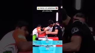 AYUSH🇮🇳 vs ERIK ARMWRESTLING match short video [upl. by Gusty]