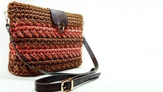 Milyarlık El Örgüsü Çanta Nasıl YapılırHow to make a bag that costs thousands of dollars [upl. by Silirama]