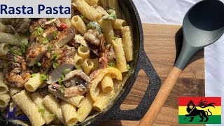 Rasta Pasta Recipe 🇯🇲 [upl. by Essirahs]