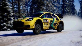 Ford Puma Rally1 Suecia WRC 2024 AFRK Rally EASportsWRC [upl. by Kcirdnekal]