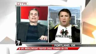 Worlds Most Confrontational Chael Sonnen Interview Ever [upl. by Elleivad]