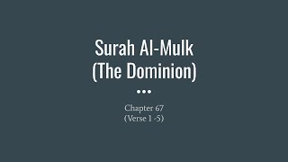 Memorise Surah Al Mulk Verse 15 [upl. by Aseefan]