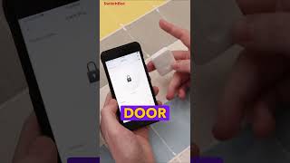 SwitchBot Remote used with SwitchBot Lock Great for kids and adults alike 🤩 [upl. by Klement]