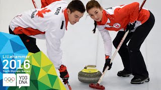 Curling Mixed Team  Canada win gold  Lillehammer 2016 Youth Olympic Games [upl. by Inman562]