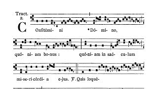 Dominica II in Quadragesima  Tractus Confitemini Domino [upl. by Feingold482]