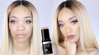 Make Up For Ever Ultra HD Stick Foundation 153 Review amp Demo [upl. by Clellan963]