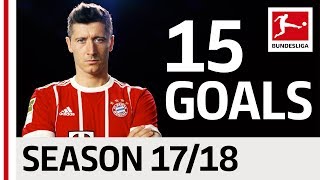 Robert Lewandowski  All Goals so far 201718 [upl. by Oman]