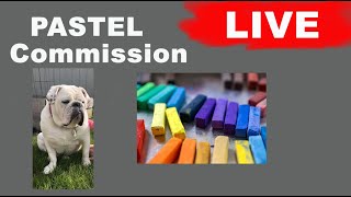 Live Session  Soft pastel painting commission [upl. by Derag234]