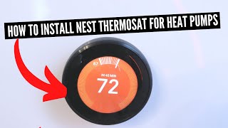 How To Install Nest Thermostat With Heat Pump Wiring [upl. by Medorra]