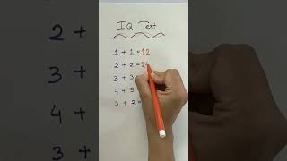 IQ test math fun shorts iqtest [upl. by Hewe]