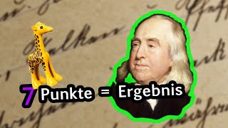 Bentham Sein hedonistisches Kalkül erklärt mit☝️ Berechnung im Beispiel [upl. by Kieryt]